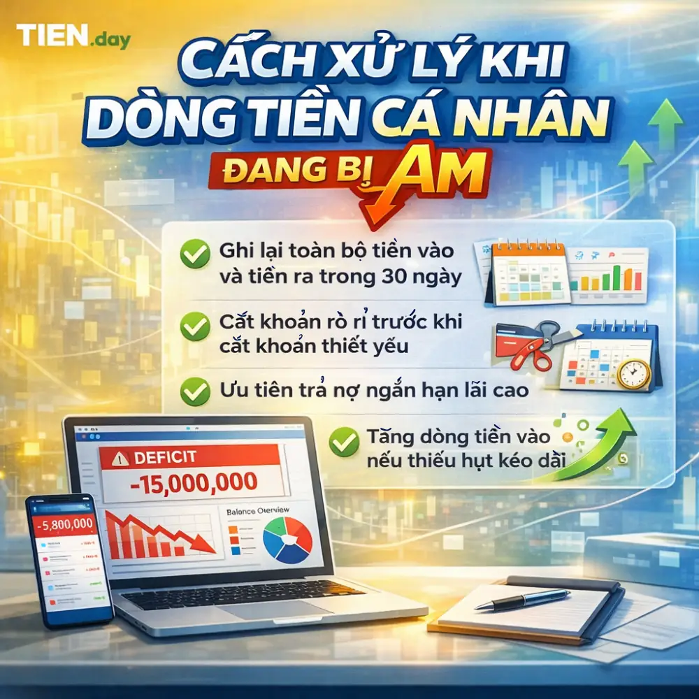 cách xử lý dòng tiền âm
