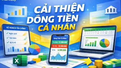 cải thiện dòng tiền cá nhân, quản lý dòng tiền cá nhân, ngân sách và dòng tiền ròng
