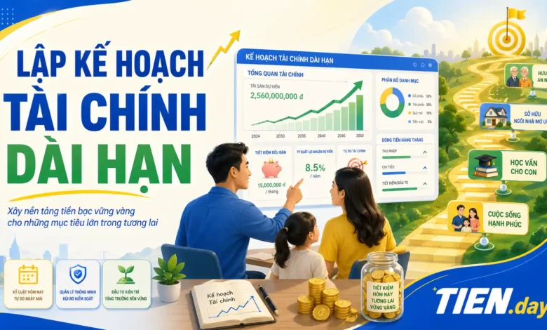 lập kế hoạch tài chính dài hạn - tài chính cá nhân - tien.day infographic