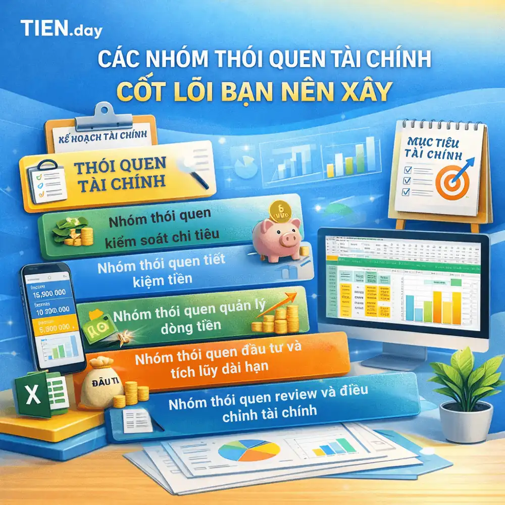 nhóm thói quen tài chính cá nhân cốt lõi bạn nên xây