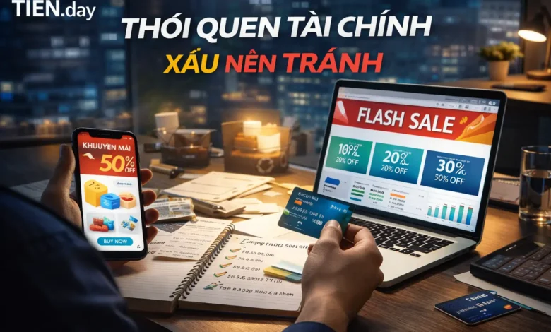 Thói quen tài chính xấu cần tránh nếu không muốn mãi thiếu tiền