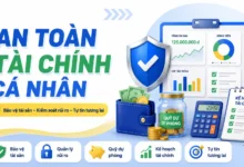 An toàn tài chính cá nhân với quỹ dự phòng, kiểm soát nợ, dòng tiền và kế hoạch tài chính rõ ràng
