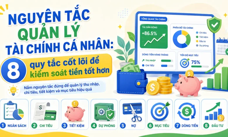 Nguyên tắc quản lý tài chính cá nhân: 8 quy tắc cốt lõi để kiểm soát tiền tốt hơn