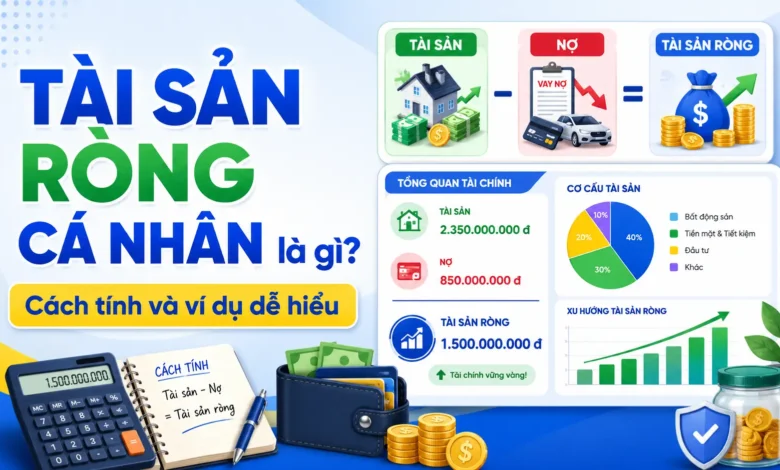 Tài sản ròng cá nhân là gì? Cách tính và ví dụ dễ hiểu - tien.day