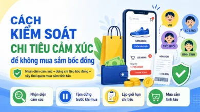 Cách kiểm soát chi tiêu cảm xúc để tránh mua sắm bốc đồng