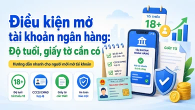 Thumbnail điều kiện mở tài khoản ngân hàng với độ tuổi và giấy tờ