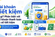 Thumbnail tài khoản tiết kiệm so sánh với tài khoản thanh toán và sổ tiết kiệm