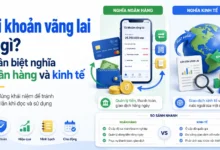Thumbnail tài khoản vãng lai với so sánh nghĩa ngân hàng và kinh tế