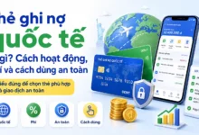 Thumbnail Thẻ ghi nợ quốc tế với phí, giao dịch toàn cầu và bảo mật