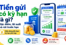 Thumbnail tiền gửi có kỳ hạn với lãi suất, kỳ hạn và rút trước hạn